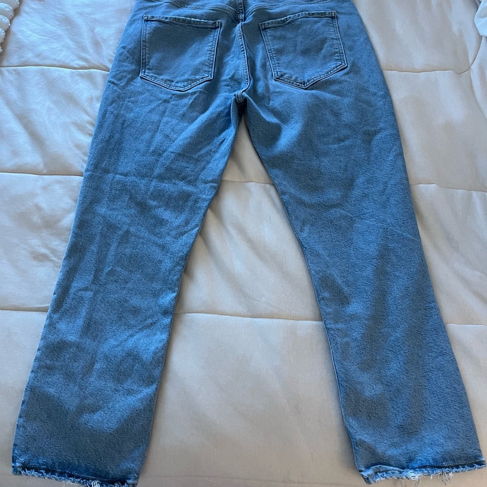 Agolde High Rise Riley Straight Jeans - Picture 14 of 16